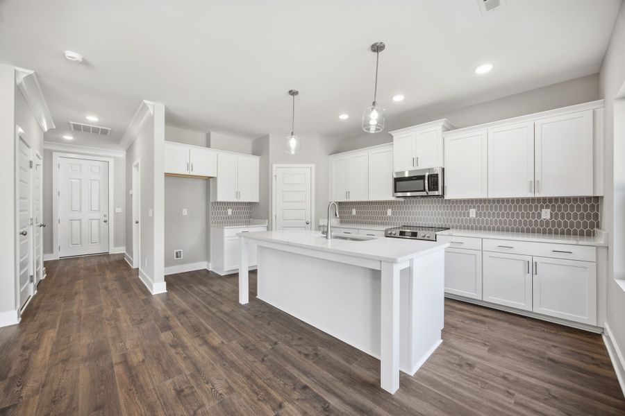 Furnished interior view inside a new home in Givens Park, Chattanooga (Image 8). Furnished interior view inside a new home in Givens Park, Chattanooga (Image 8).