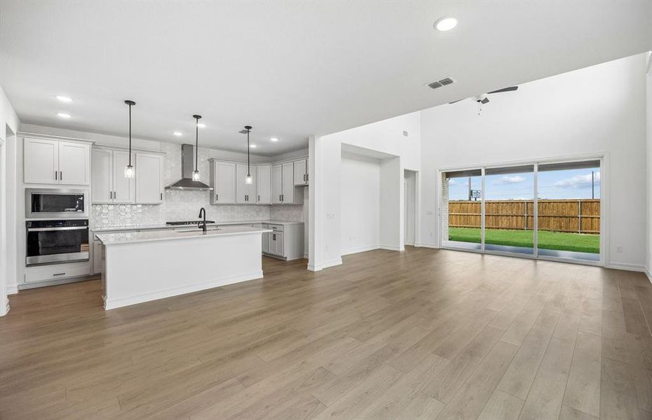 Open concept gathering room Open concept gathering room