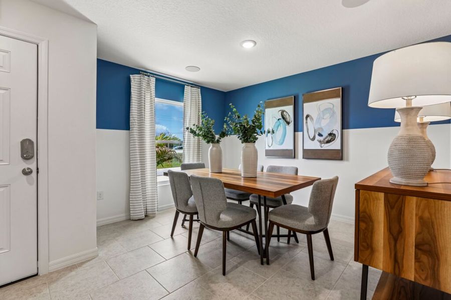 Representative furnished interior of a home built from the Sylvester by Holiday Builders in Citrus Springs, Citrus Springs (Image 3).