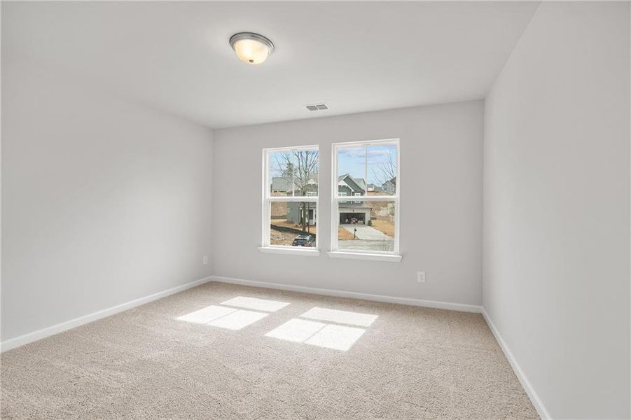 Spacious, unfurnished interior of a new home in Riverwood, Dallas (Image 25). Spacious, unfurnished interior of a new home in Riverwood, Dallas (Image 25).