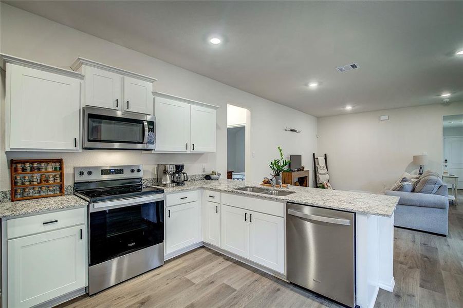 Furnished interior view inside a new home in Wildcat Ranch, Crandall (Image 6).