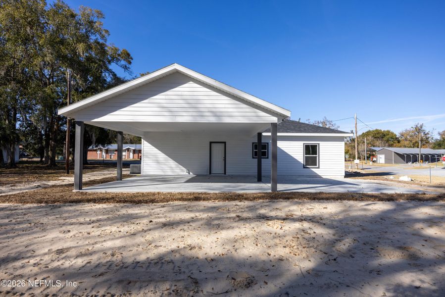 Exterior details and patio area of a home in , Lake Butler (Image 24). Exterior details and patio area of a home in , Lake Butler (Image 24).