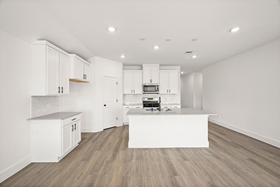 Furnished interior view inside a new home in Newport Pointe, Crosby (Image 4).