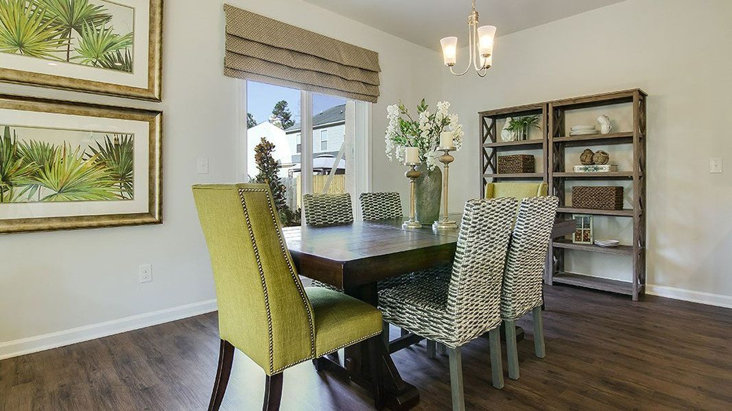 Representative furnished interior of a home built from the Aisle by D.R. Horton in Cobblestone Village, Savannah (Image 6).