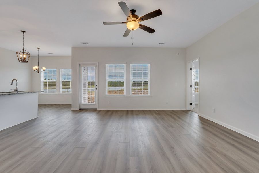 Representative unfurnished interior of a home built from the The Norman by RTS Homes in Doctor's Creek, Ludowici (Image 31).