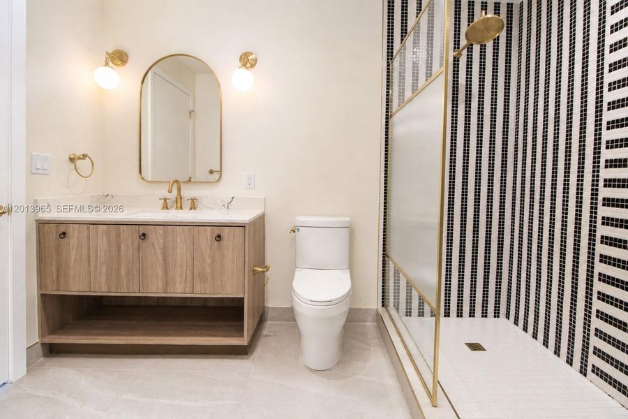 Furnished interior view inside a new home in , Miami (Image 15).