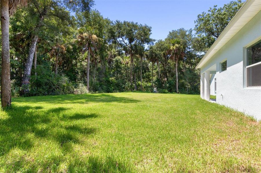 Exterior details and patio area of a home in , Flagler Beach (Image 29). Exterior details and patio area of a home in , Flagler Beach (Image 29).