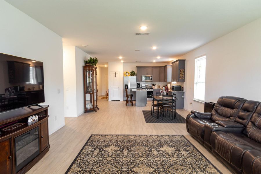 Family Room and Kitchen Family Room and Kitchen