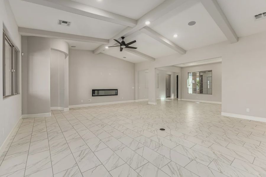 Spacious, unfurnished interior of a new home in Bellero Estates, Queen Creek (Image 18). Spacious, unfurnished interior of a new home in Bellero Estates, Queen Creek (Image 18).