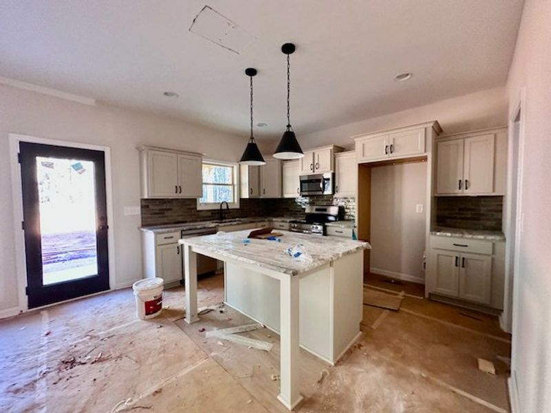 In-progress construction of a new home in Forrest Farms, Greenville, GA (Image 6).