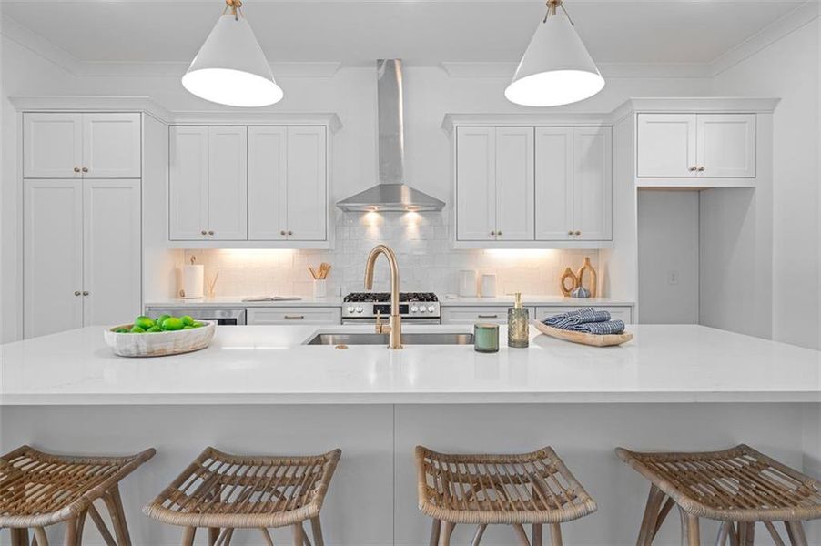 Furnished interior view inside a new home in Foxhall Residences, Douglasville GA, Douglasville (Image 24).