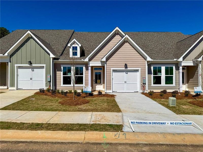 Front exterior of a new home in , Cartersville, GA, highlighting curb appeal (Image 23).