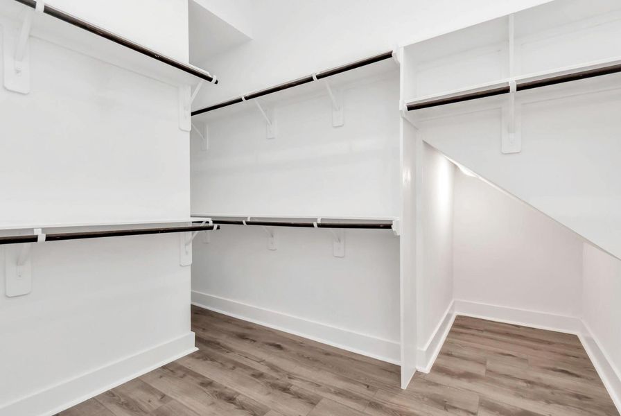 Primary closet Primary closet