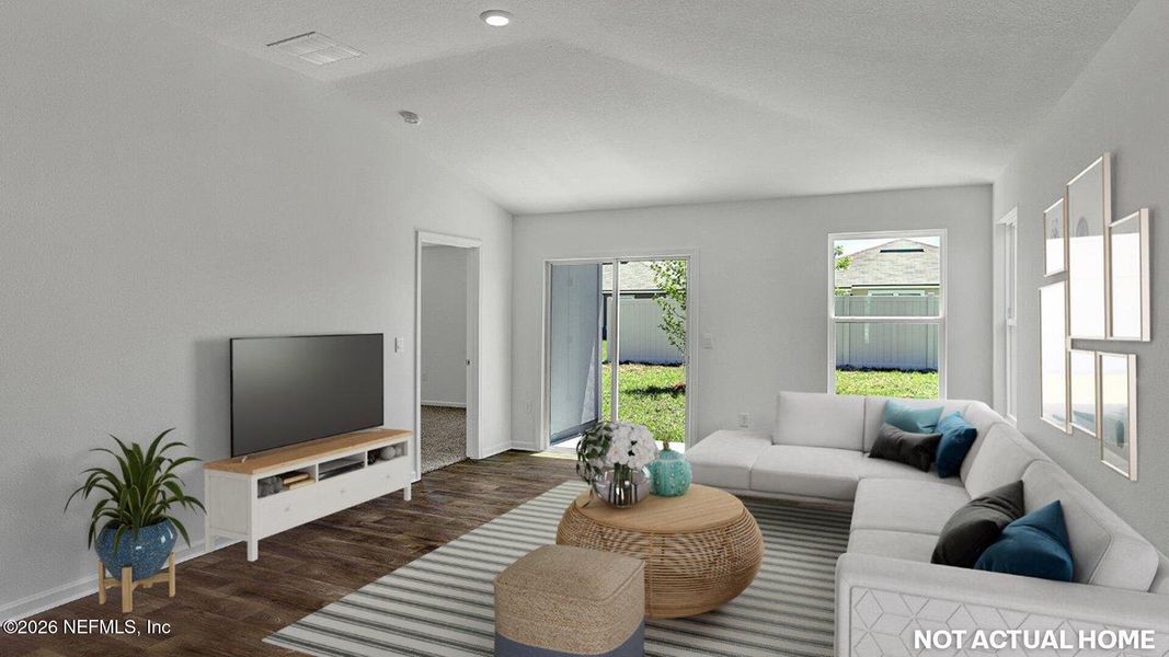 Furnished interior view inside a new home in Grand Reserve, Bunnell (Image 10).