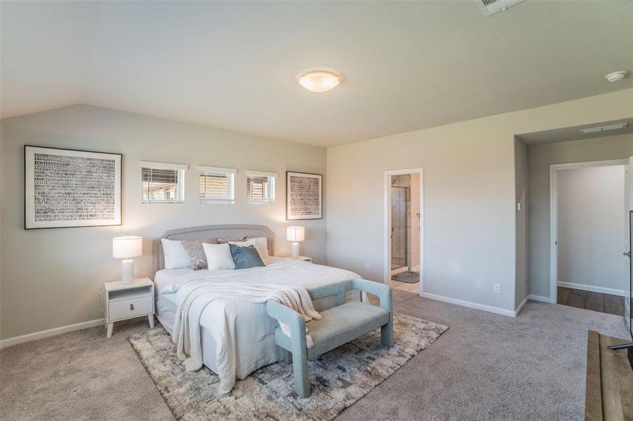 Furnished interior view inside a new home in , Aubrey (Image 30).