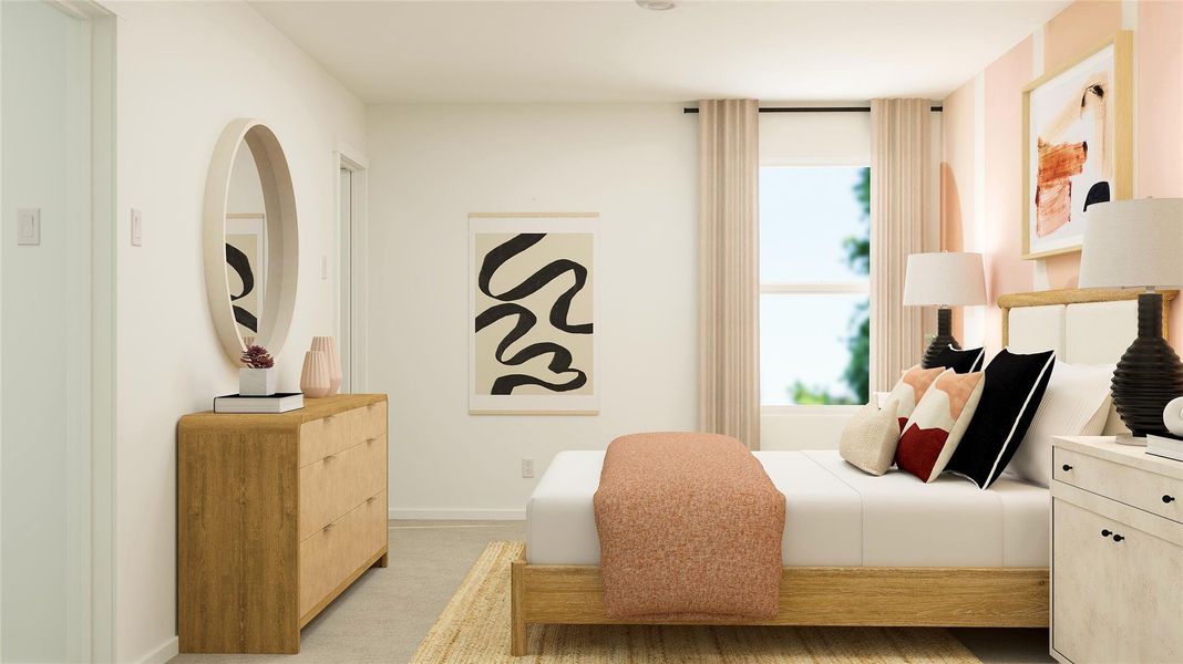 Furnished interior view inside a new home in Synova, Crosby (Image 6).