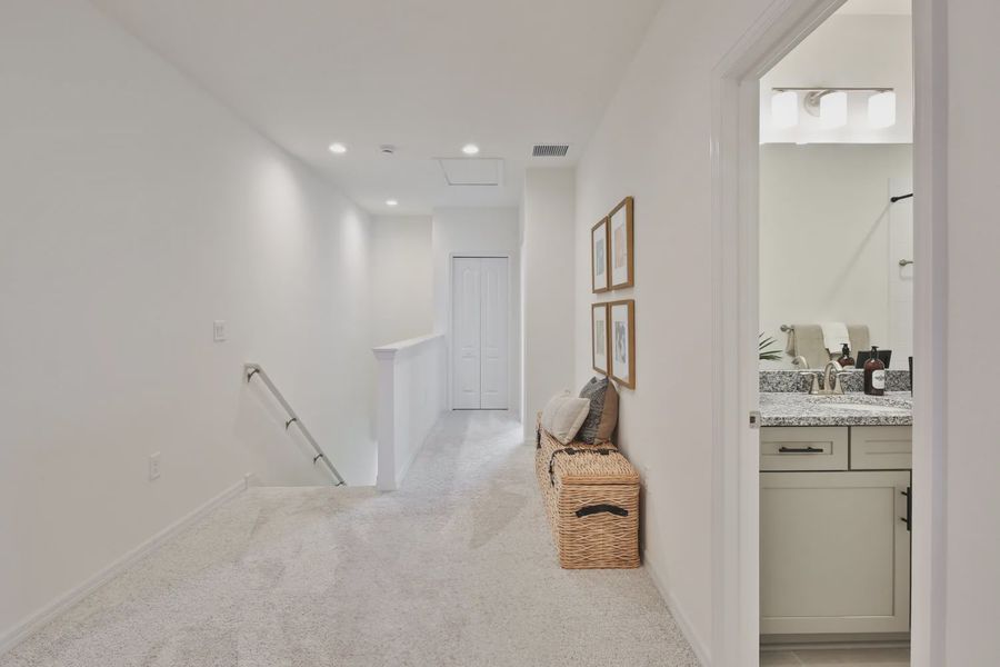 Representative furnished interior of a home built from the Morgan by Neal Communities in SkySail, Naples (Image 10).