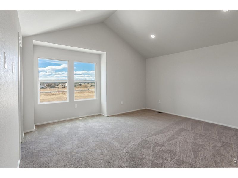 Spacious, unfurnished interior of a new home in Prairie Song Story Collection - Single Family Homes, Windsor (Image 25).