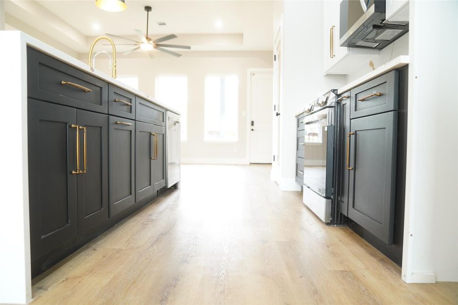 Close-up of interior finishes inside a home in , Houston (Image 15).