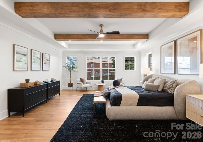 Furnished interior view inside a new home in , Charlotte (Image 34).