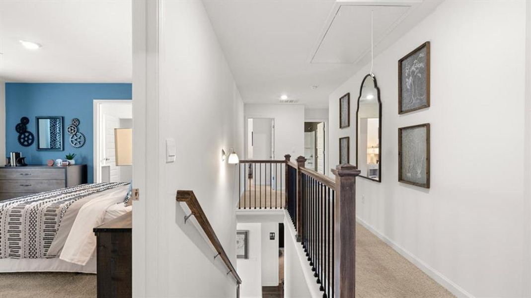 Furnished interior view inside a new home in Heritage Pointe, Senoia (Image 26).