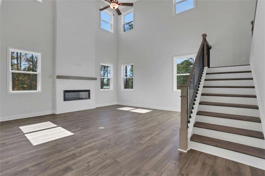 Spacious, unfurnished interior of a new home in The Paddocks at Doc Hughes, Buford (Image 38).