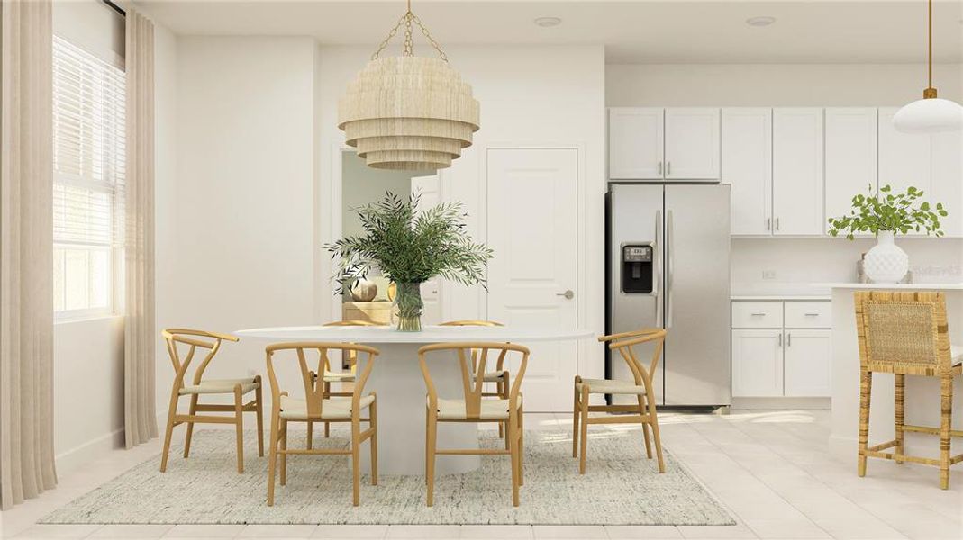 Furnished interior view inside a new home in Wellen Park Golf & Country Club, Venice (Image 15).