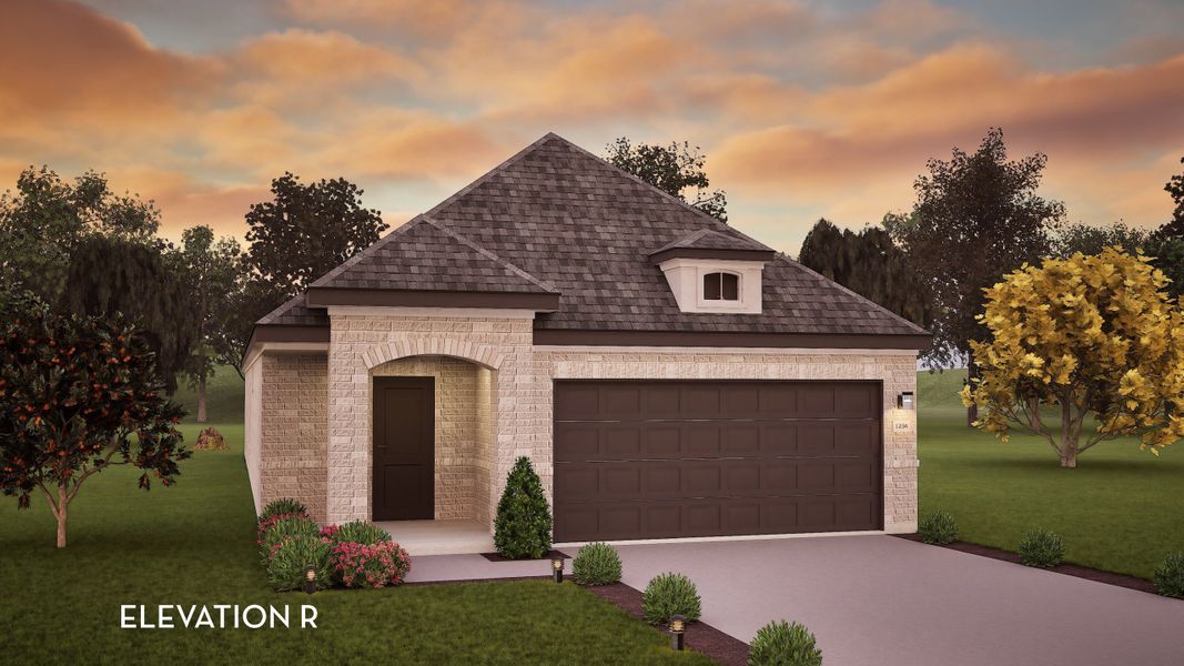 Representative exterior photo of a completed home built from the Maple by CastleRock Communities in Westridge, McKinney, TX (Image 2).