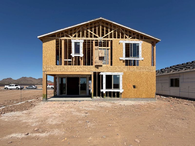 Back exterior elevation Back exterior elevation