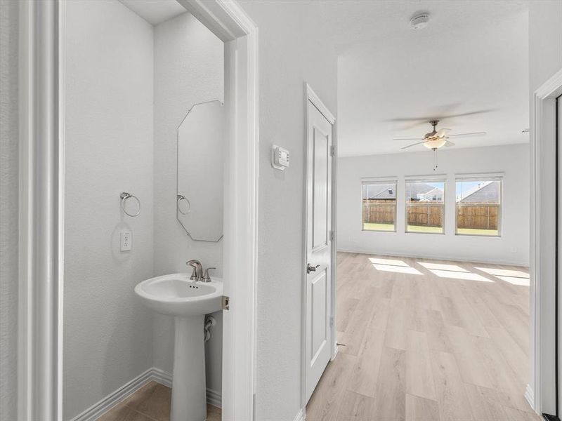 Furnished interior view inside a new home in Simpson Crossing - Spring Series, McKinney (Image 5).