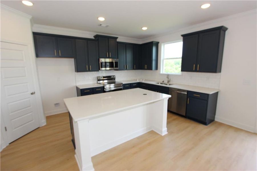 Furnished interior view inside a new home in Clark Farms, Flowery Branch (Image 4).