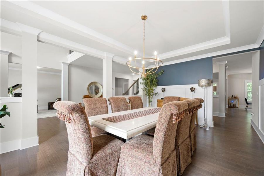 Furnished interior view inside a new home in , Fairburn (Image 9). Furnished interior view inside a new home in , Fairburn (Image 9).