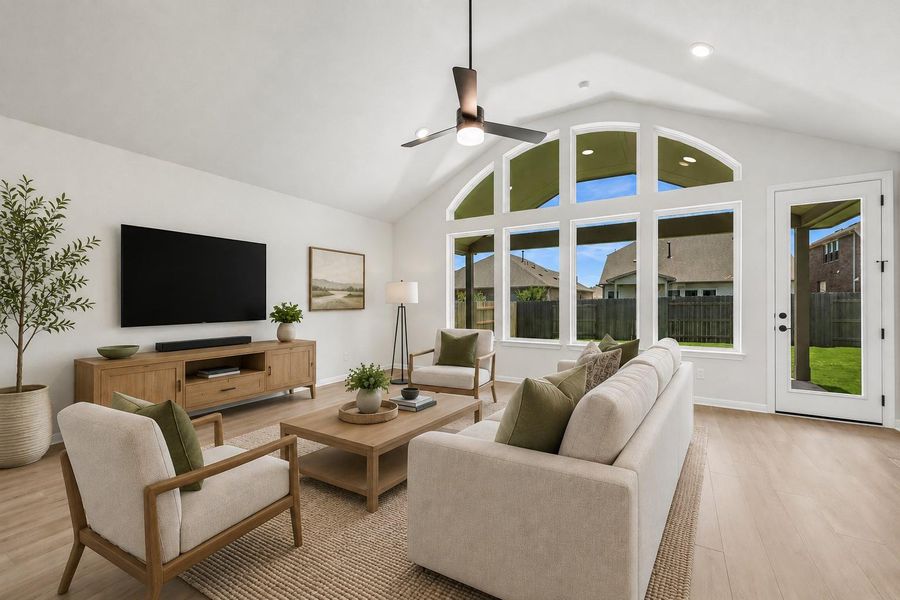 *Virtually Staged Family Room*