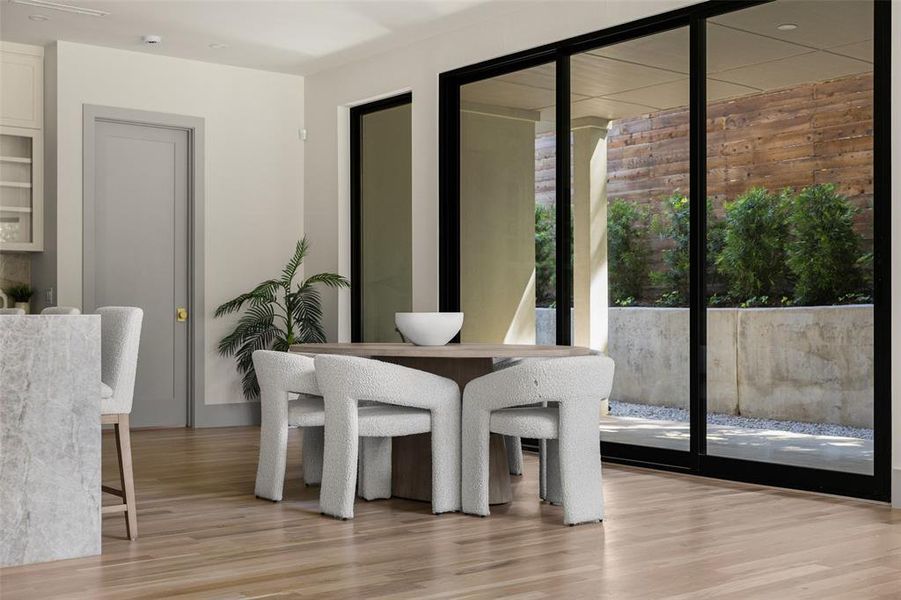 Furnished interior view inside a new home in , Dallas (Image 8). Furnished interior view inside a new home in , Dallas (Image 8).