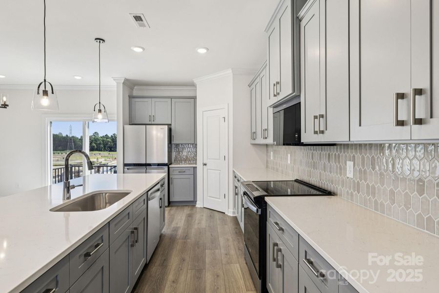 Furnished interior view inside a new home in Meadows at Wilson Farms - The Heights Series, Fort Mill (Image 9).