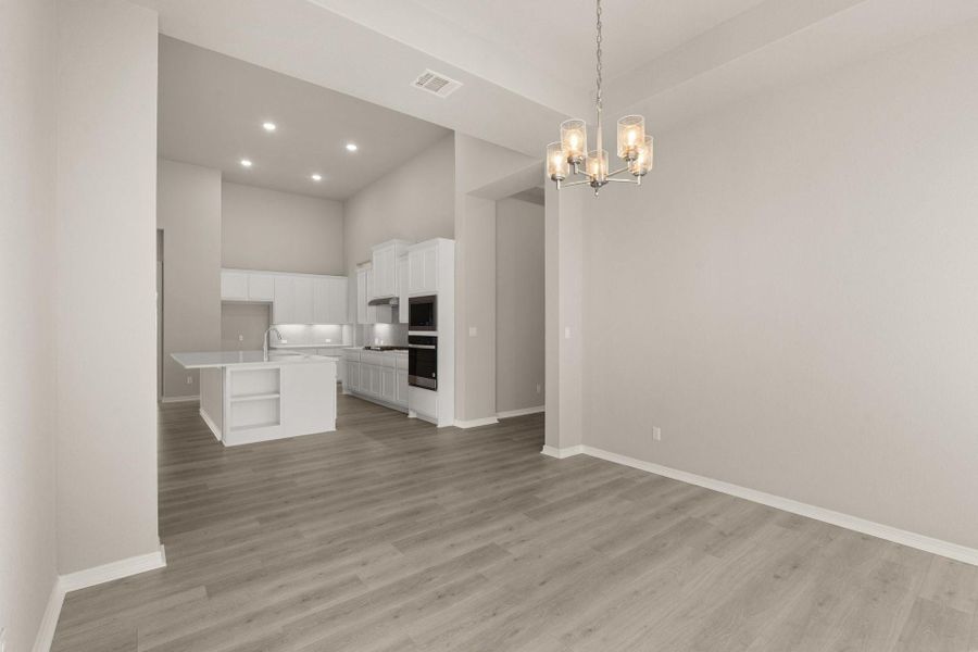 Dining Room Open to Kitchen