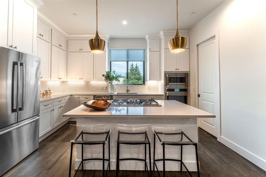 Furnished interior view inside a new home in , Dallas (Image 3).