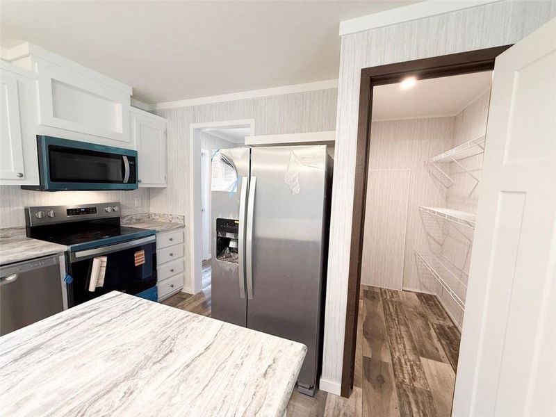 Furnished interior view inside a new home in , Cleveland (Image 4).