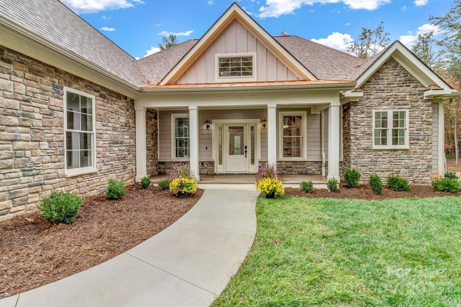 Exterior details and patio area of a home in , Mars Hill (Image 2).