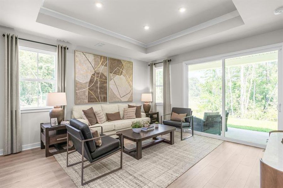 Representative furnished interior of a home built from the Silverleaf by Ryan Homes in East Lake, Leland (Image 21). Representative furnished interior of a home built from the Silverleaf by Ryan Homes in East Lake, Leland (Image 21).