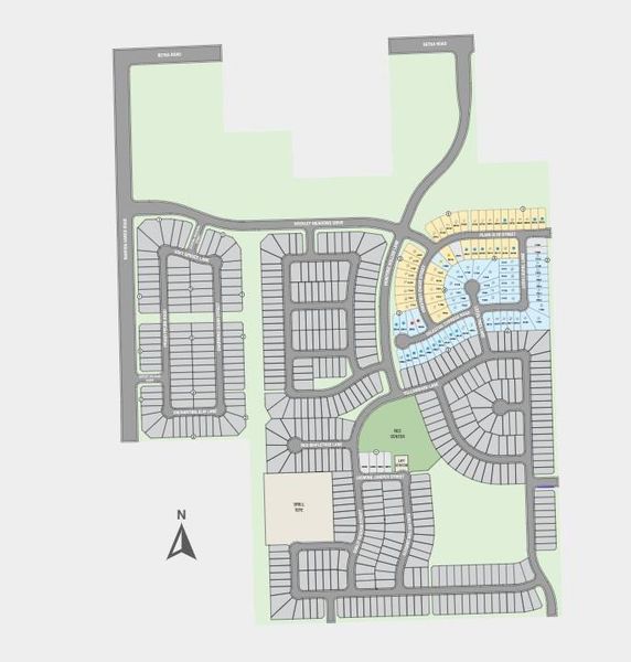 Hockley Meadows Site Map