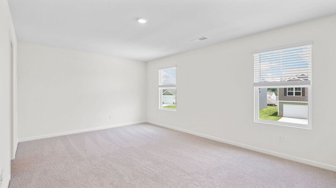 Spacious, unfurnished interior of a new home in Fox Hollow, Dalton (Image 19). Spacious, unfurnished interior of a new home in Fox Hollow, Dalton (Image 19).
