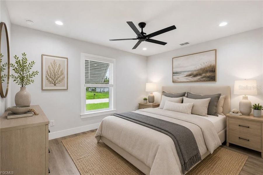 Furnished interior view inside a new home in , Punta Gorda (Image 10).