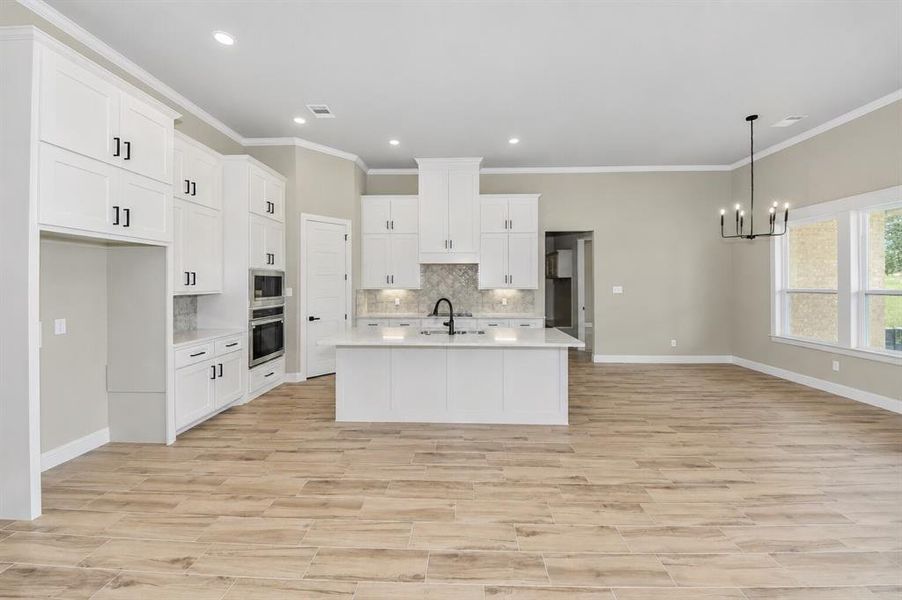 Furnished interior view inside a new home in , Poolville (Image 13).