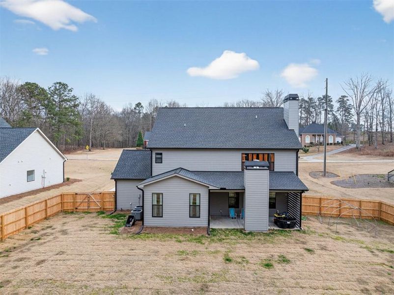 Exterior details and patio area of a home in , Winder (Image 28). Exterior details and patio area of a home in , Winder (Image 28).