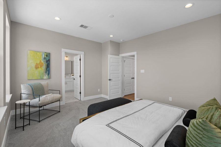 Furnished interior view inside a new home in , Houston (Image 30).