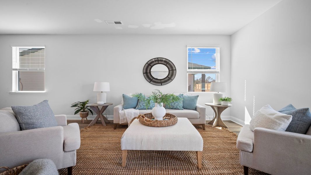 Furnished interior view inside a new home in The Lakes at North Glynn, Brunswick (Image 15).