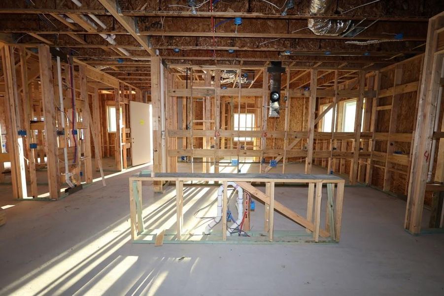 In-progress construction of a new home in ARTAVIA 65' Homesites, Conroe, TX (Image 10).