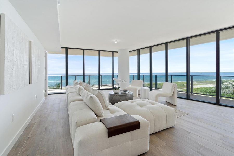 Furnished interior view inside a new home in Casamar, Pompano Beach (Image 2).
