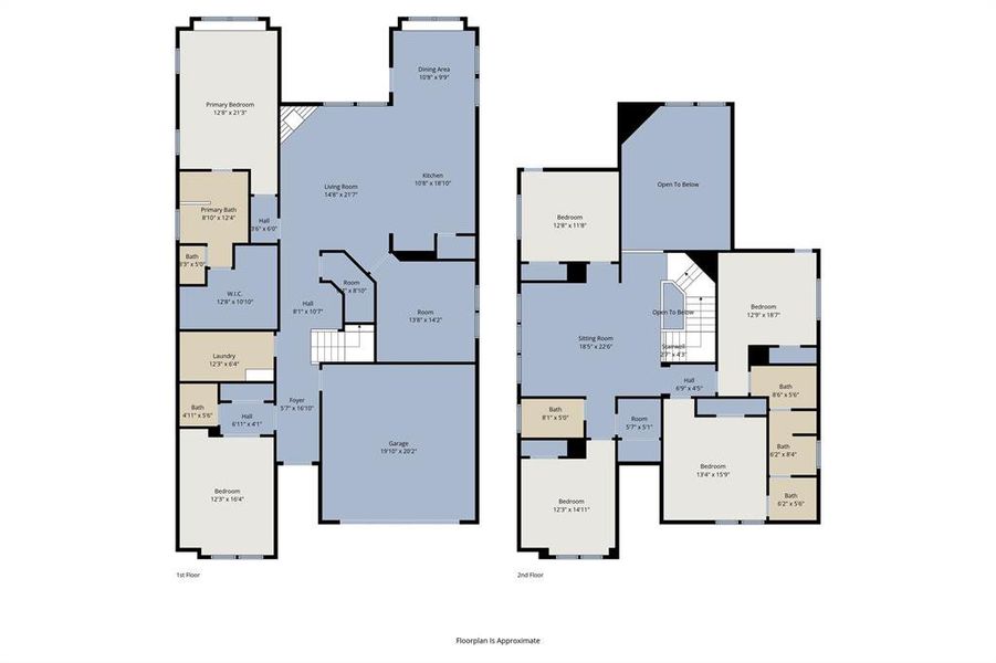View of room layout